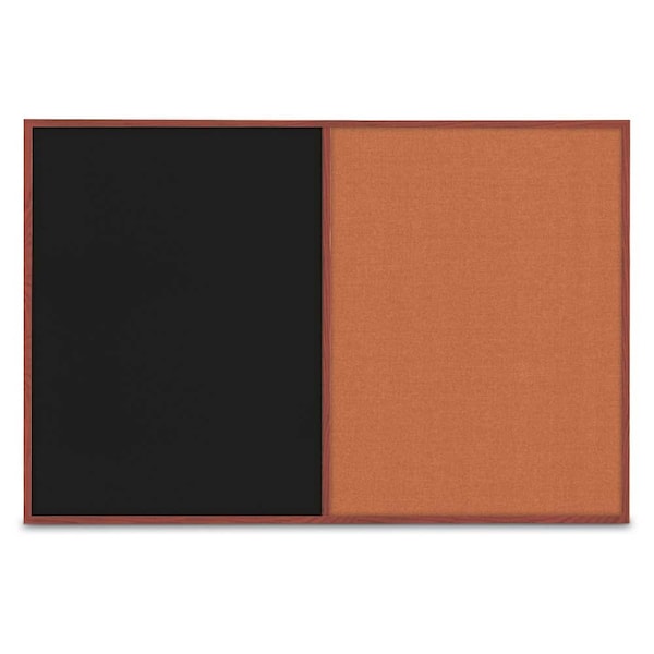 Slim Style Indoor Enclosed Corkboard, 42